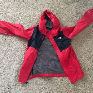 Boys north face windbreaker size large